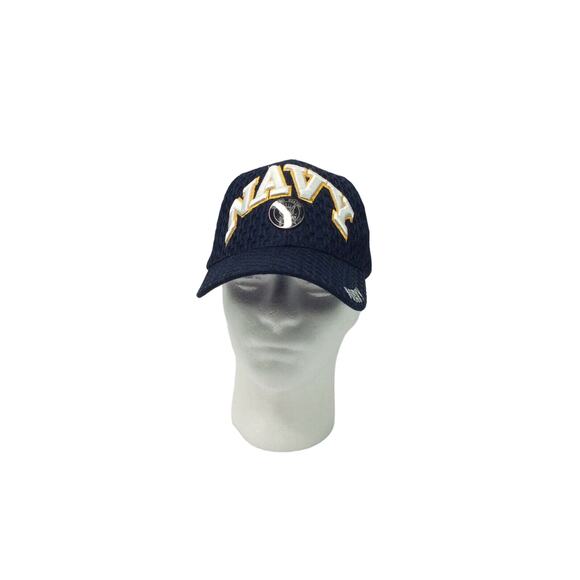 United States Navy Ball Cap Hat Blue and Gold Adjustable by Cap Together - Picture 7 of 7